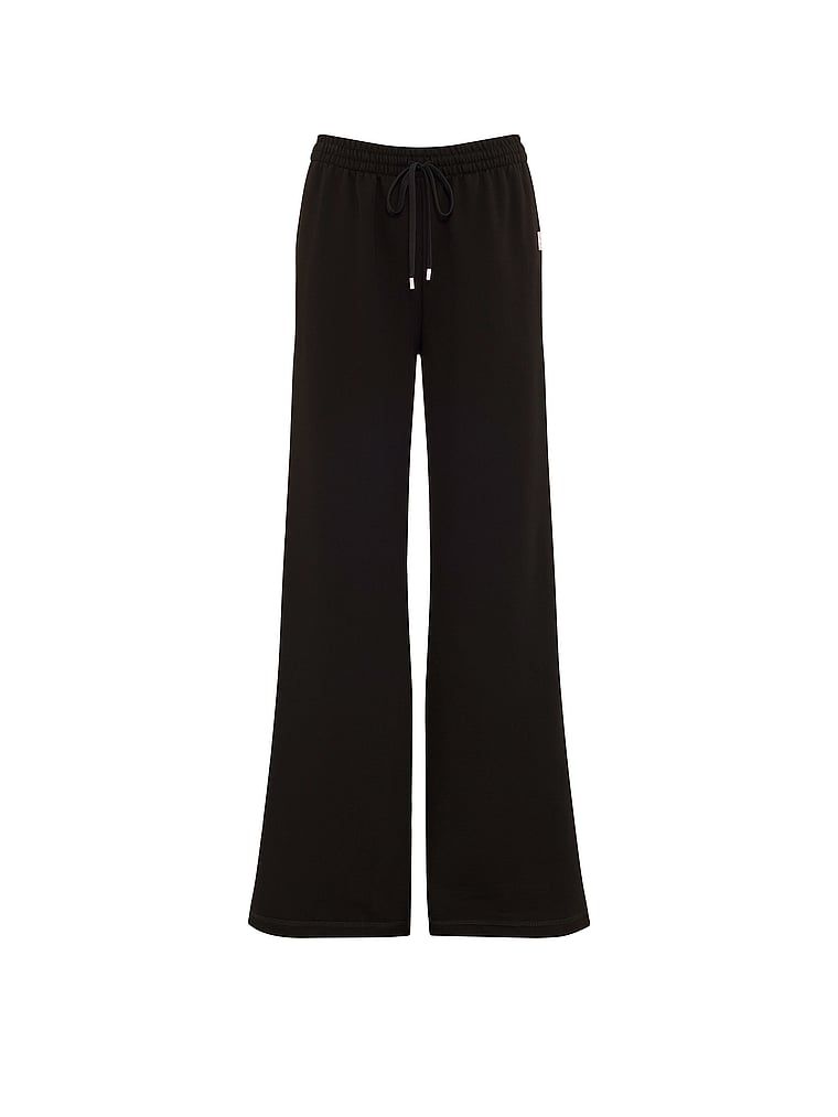 Pantaloni de trening iconici din bumbac. Produsul este negru și provine din colecția Angel Essentials.