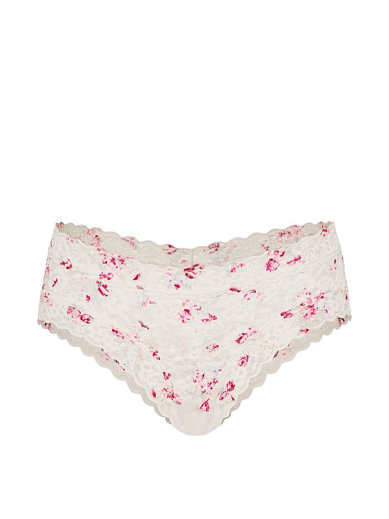 Dantelă Chiloți din dantelă obraznici. Produsul are un model floral și provine din colecția Lacie.