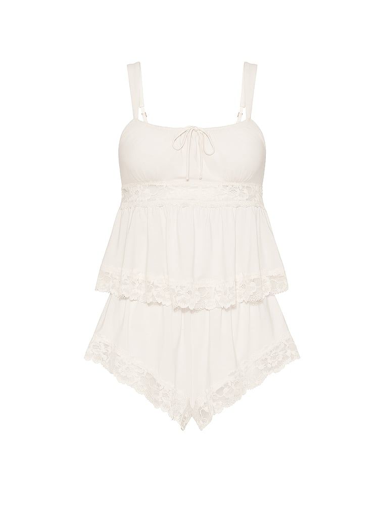 Setul modal de somn SoSoft. Produsul este alb și provine din colecția Victoria's Secret.