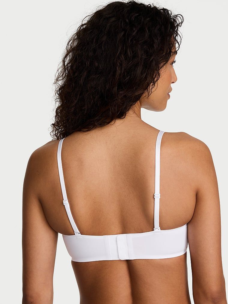 Sweetheart Strapless Strapless Strapless Ușor căptușit. Produsul este de culoare albă și provine din colecția Invisible by Victoria's Secret.