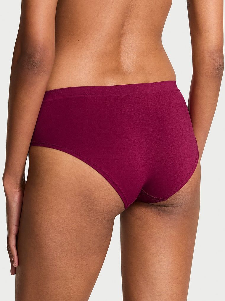 Chiloți cu logo strălucitor Seamless Sparkle Hiphugger. Produsul este de culoare roz și provine din colecția Seamless