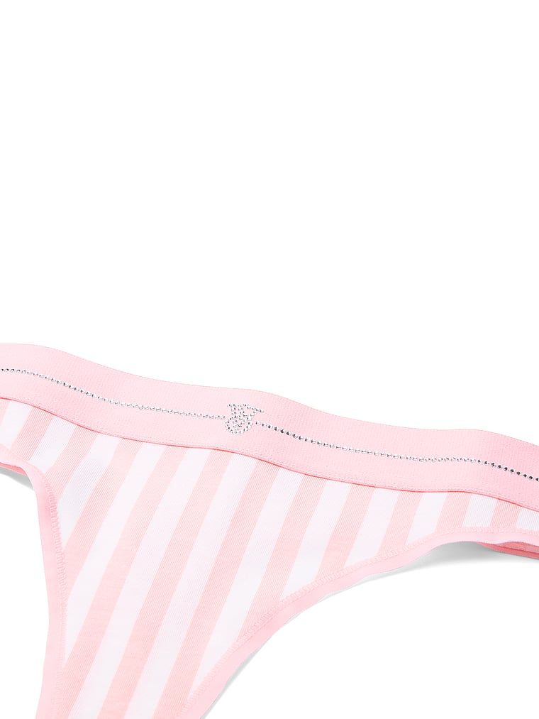 Tanga de bumbac Shine Logo. Produsul are o culoare cu model și provine din colecția Bumbac.