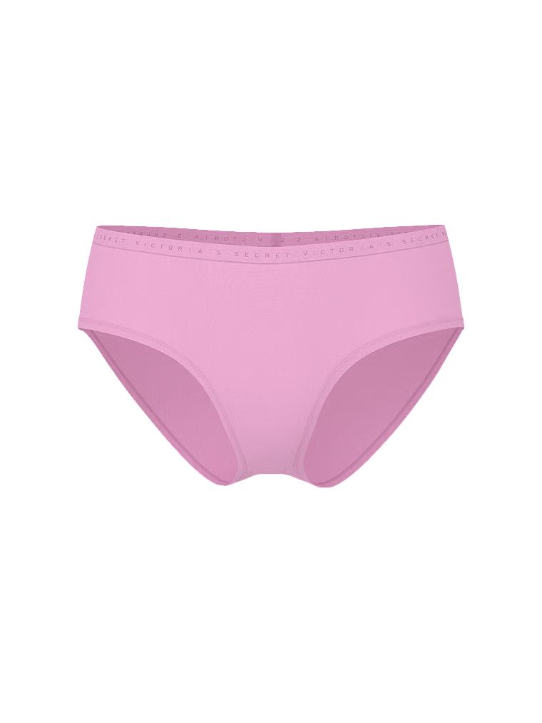 Chiloți din bumbac cu hiphugger. Produsul este de culoare mov și provine din colecția Victoria's Secret.