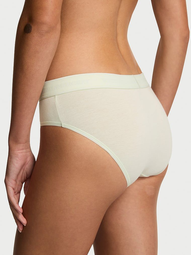 Chiloți din bumbac cu logo Hiphugger în talie. Produsul este de culoare verde și provine din colecția Bumbac.