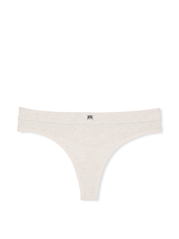 Tanga din bumbac cu logo Hardware în talie. Produsul este bej și provine din colecția Bumbac.