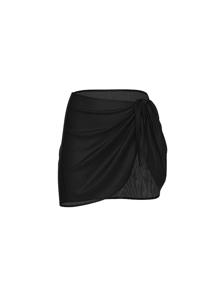 Victoria's Secret Swim Sarong mini transparent și creponat