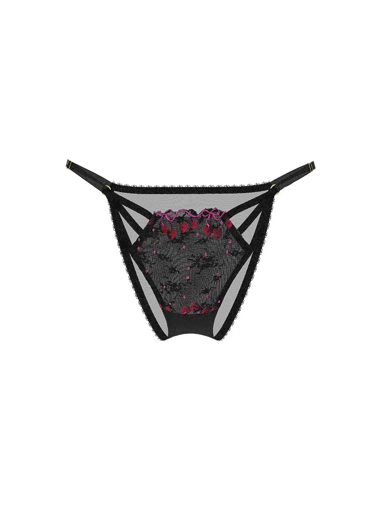 Chiloți brazilieni Cherry Pop. Produsul este modelat și provine din colecția Very Sexy.