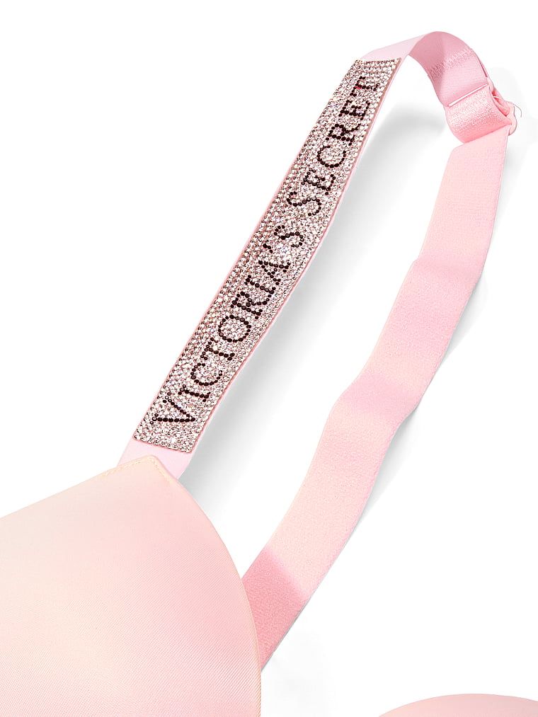 Sutien push-up Shine Strap. Produsul este roz și provine din colecția Very Sexy.