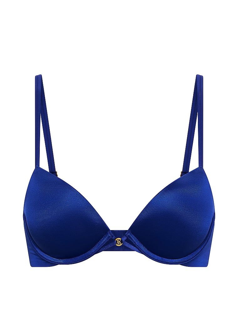 Sutien neted cu push-up. Produsul este de culoare albastră și provine din colecția Very Sexy.