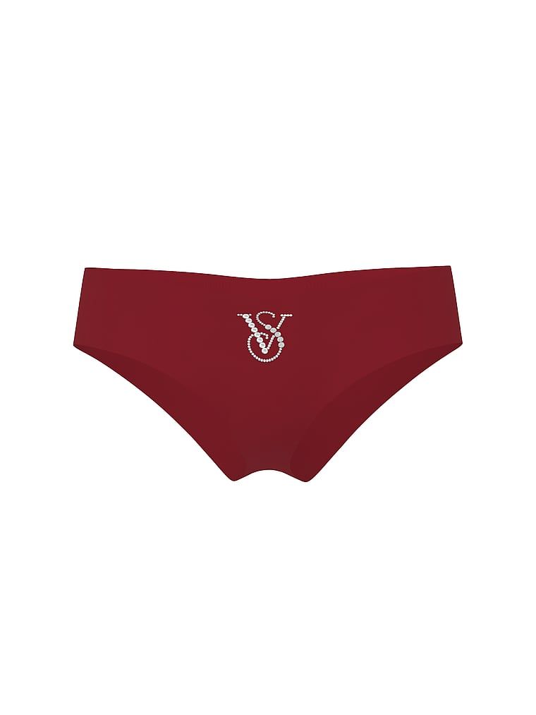 Chiloți fără cusături No-Show Cheeky. Produsul este de culoare roșie și provine din colecția No-Show.