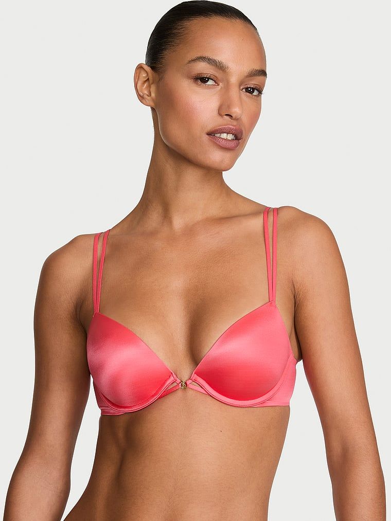 Sutien neted cu push-up. Produsul este roșu și provine din colecția Very Sexy.
