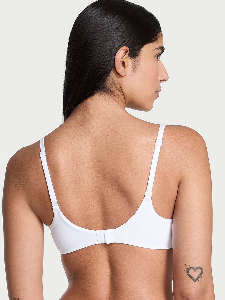 Sutien FlexFactor Demi ușor căptușit. Produsul este alb și provine din colecția Body by Victoria.