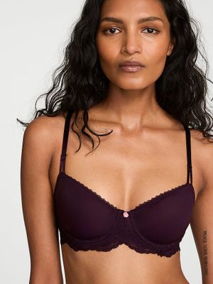Dream Angels Sutien Balconette Wicked transparent, fără căptușeală
