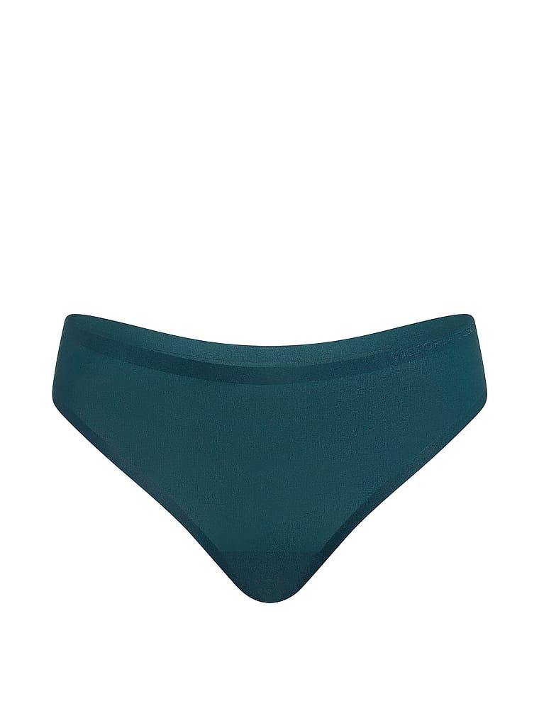 Tanga din microfibră Flex. Produsul este albastru și provine din colecția Body by Victoria.