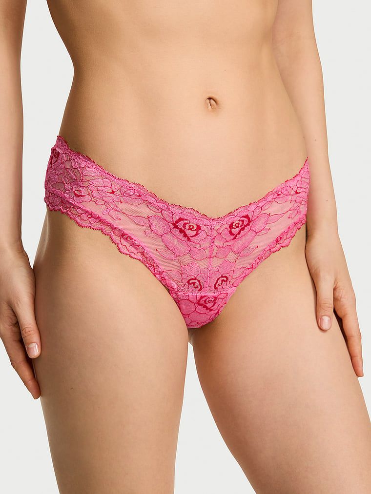 Chiloți din dantelă cu picioare înalte Rose Lace Cheeky. Produsul este multicolor și provine din colecția Very Sexy.