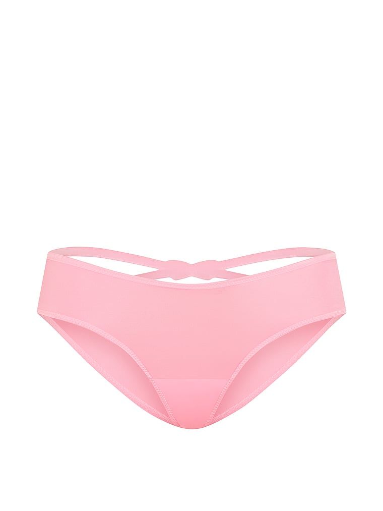 Chiloți cu un spate unic Shine Bow Cheeky. Produsul este roz și provine din colecția Very Sexy.