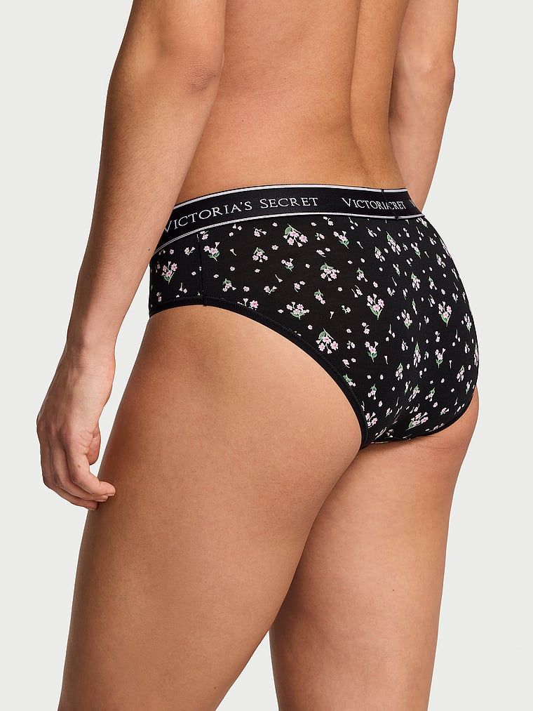 Chiloți din bumbac cu logo-ul Hiphugger în talie. Produsul are un model floral și provine din colecția Bumbac.