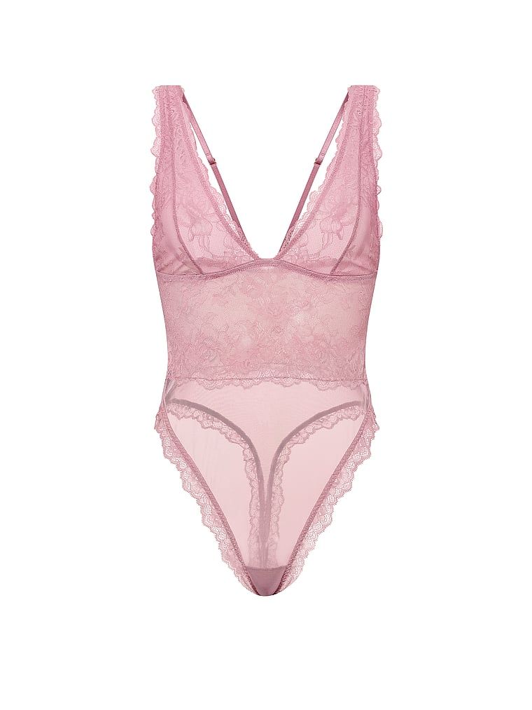 Body din plasă trandafir transparentă. Produsul este roz și provine din colecția Very Sexy.