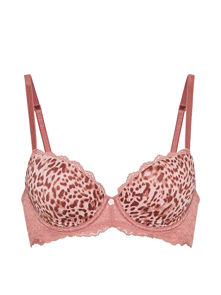 Sutiene ușor căptușit cu dantelă Lace Demi. Produsul este modelat și provine din colecția Dream Angels.