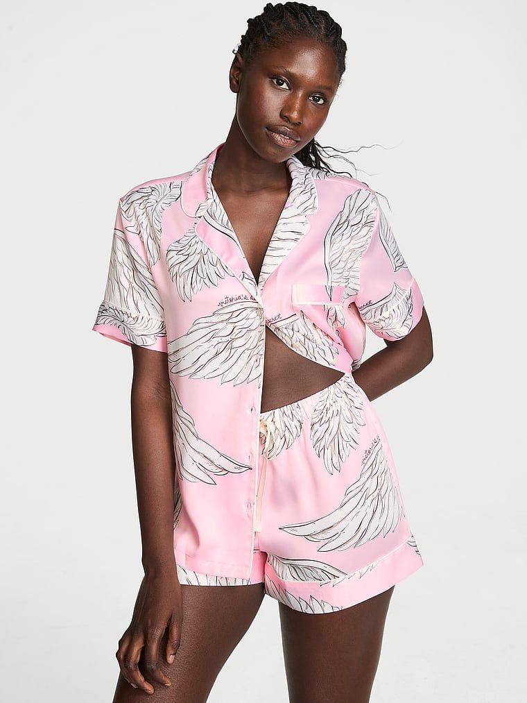 Victoria's Secret Set pijama scurtă din satin Signature