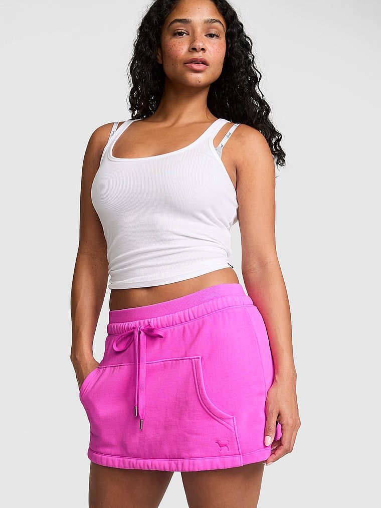 Fustă-pantalon cu buzunar frontal Campus Fleece