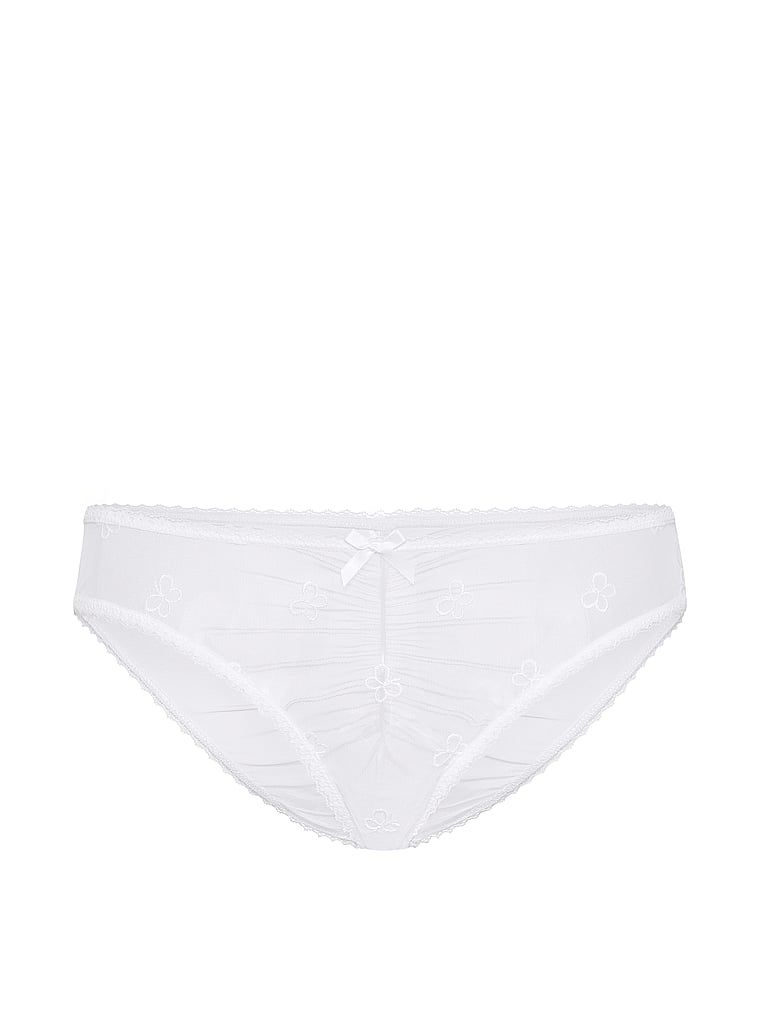 Chiloți din plasă Butterfly Bikini. Produsul este alb și provine din colecția Dream Angels.