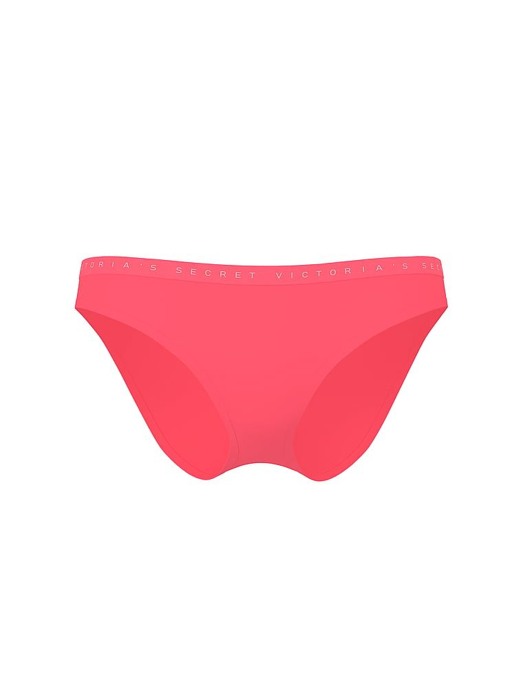 Chiloți de bumbac Bikini. Produsul este roz și provine din colecția Victoria's Secret.