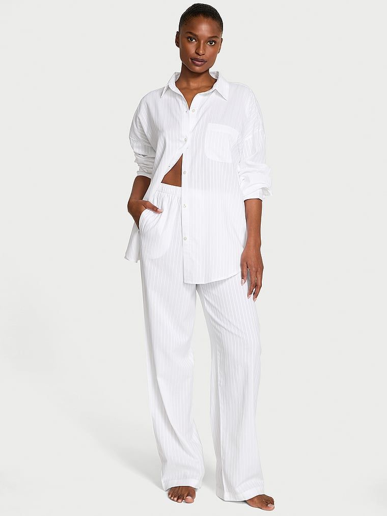 Victorias Secret Set pijama lungă din modal și bumbac