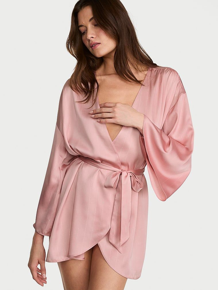 Victoria's Secret Halat scurt din satin