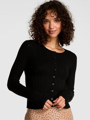 Cardigan din tricot cu nasturi