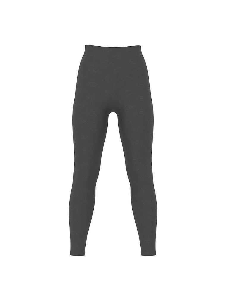VSX Leggings LUXShine Logo. Produsul este negru și provine din colecția VSX.