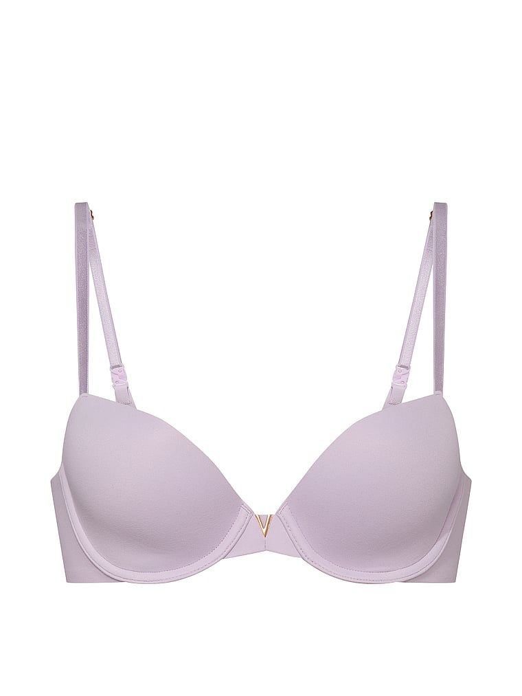Sutien Smooth Demi ușor căptușit. Produsul este de culoare mov și provine din colecția Love Cloud.