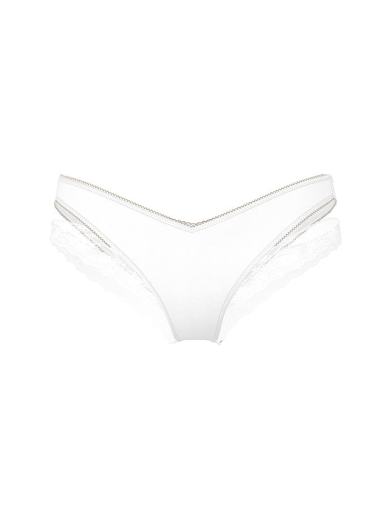 Chiloți din dantelă cu decupaje pe laterale Cut-Out Cheeky. Produsul este de culoare albă și provine din colecția Very Sexy.