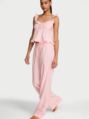 Victoria's Secret Set pijama lungă cu maiou Cotton Dream