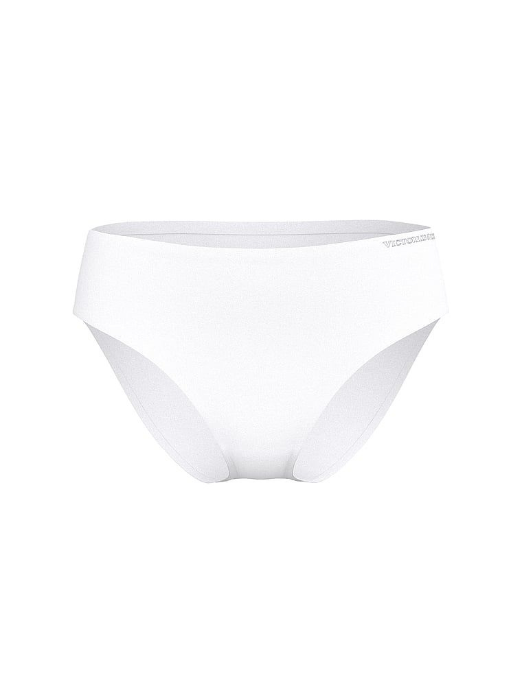 Chiloți bikini flexibili din microfibră. Produsul este alb și provine din colecția Body by Victoria.