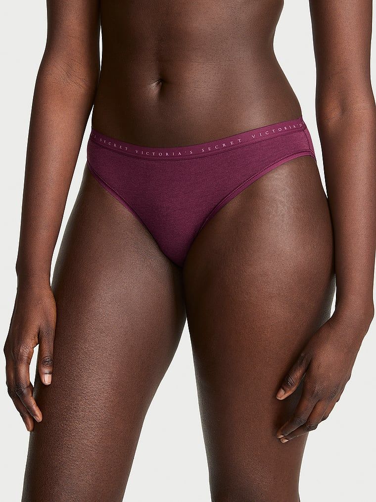Victoria's Secret Chiloți Bikini din bumbac extensibil
