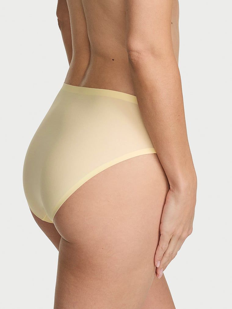 Chiloți de bikini din microfibră Flex. Produsul este galben și provine din colecția Body by Victoria.