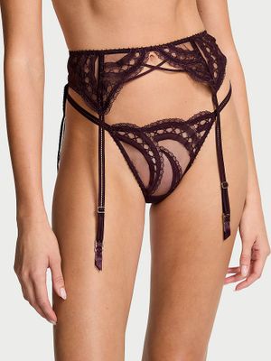 Very Sexy Portjartier Laces Out cu broderie
