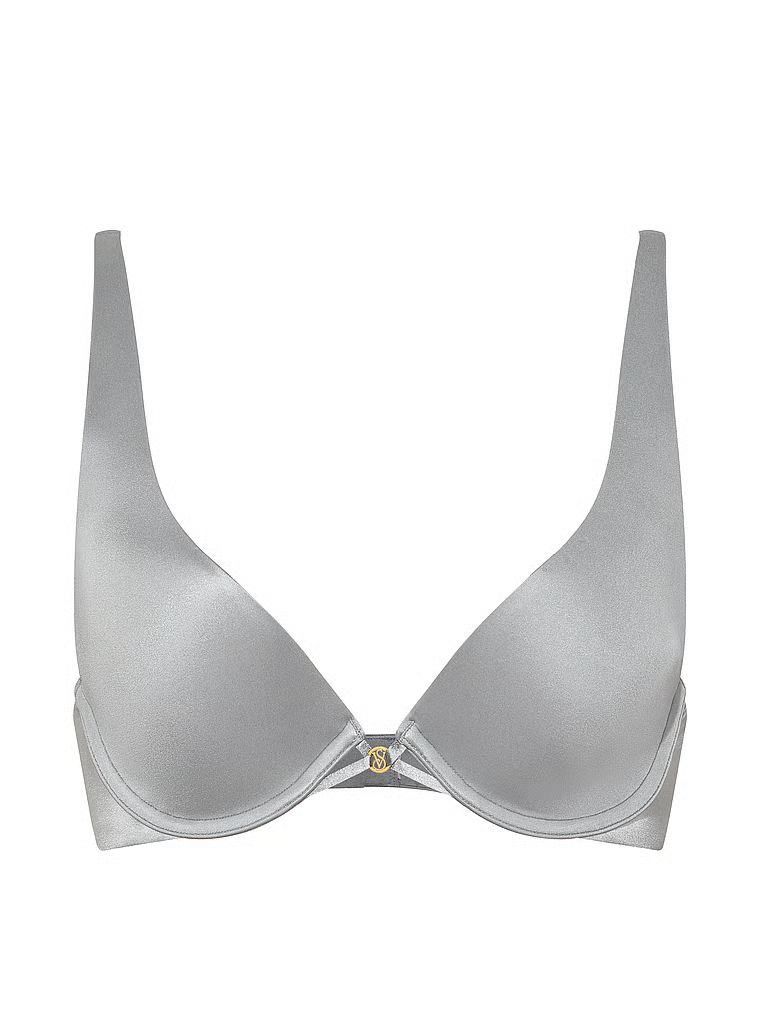 Sutien Smooth Plunge ușor căptușit. Produsul este de culoare gri și provine din colecția Very Sexy.