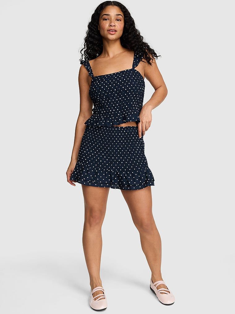 Fustă mini cu fronseuri Flirty Fit