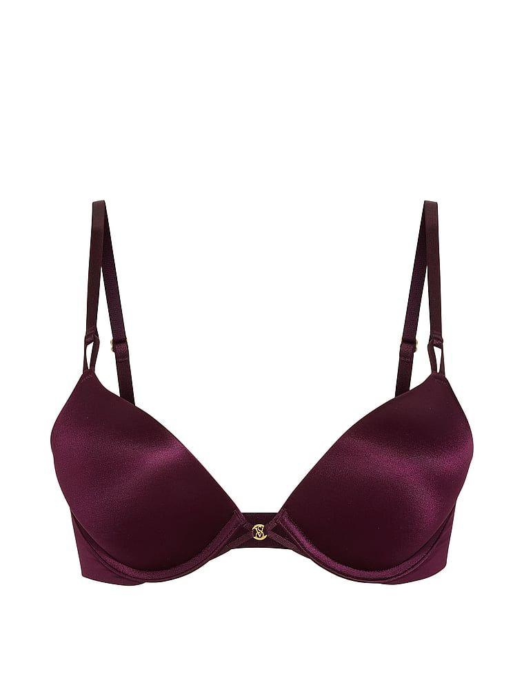Sutien de mărire push-up 2 mărimi bombshell. Produsul este de culoare mov și provine din colecția Very Sexy.