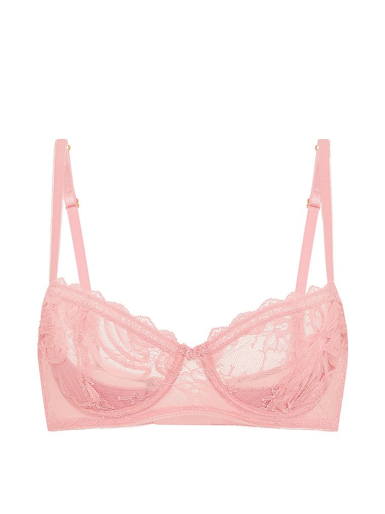 Wicked Rosette Reverie, sutien balconet fără căptușeală. Produsul are o culoare cu model și provine din colecția Dream Angels.