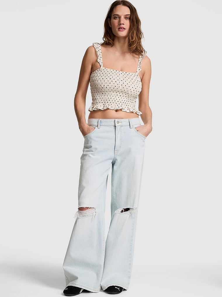 Top Flirty Fit cu fronseuri
