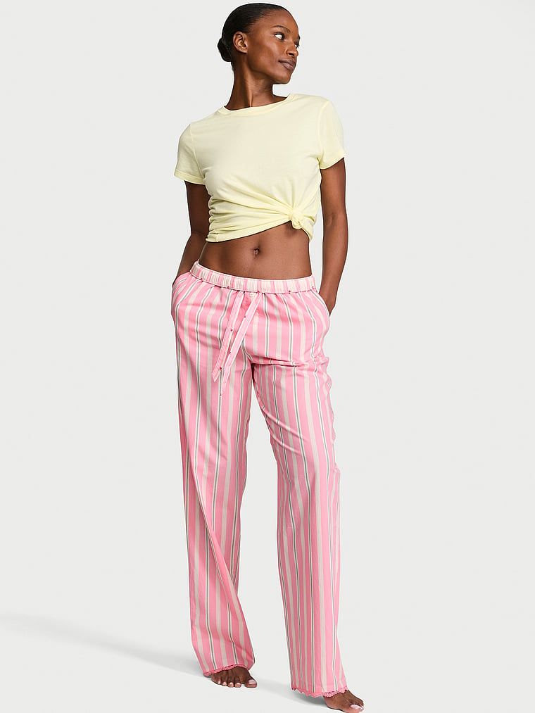 Victoria's Secret Pantaloni de pijama din bumbac Sleep Heritage – Mix & Match