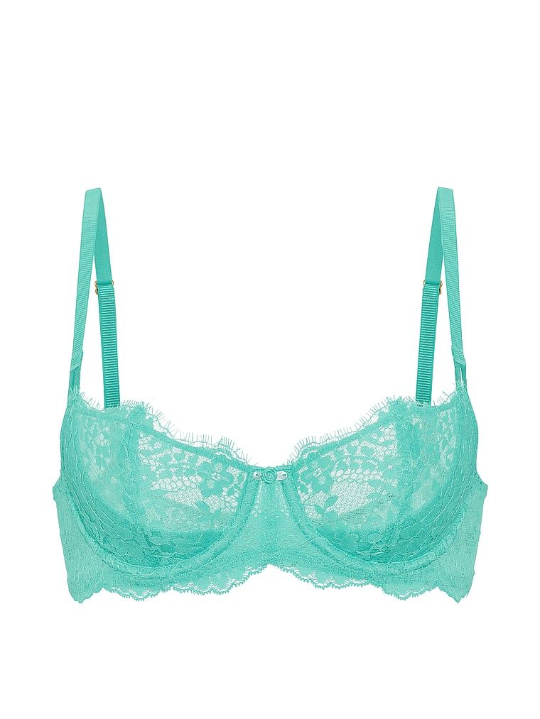 Wicked Lace Balconette fără sutien balconette cu căptușeală. Produsul are o culoare multicoloră și provine din colecția Dream Angels.