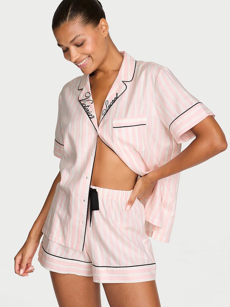 Victoria's Secret Set pentru somn scurt din flanel