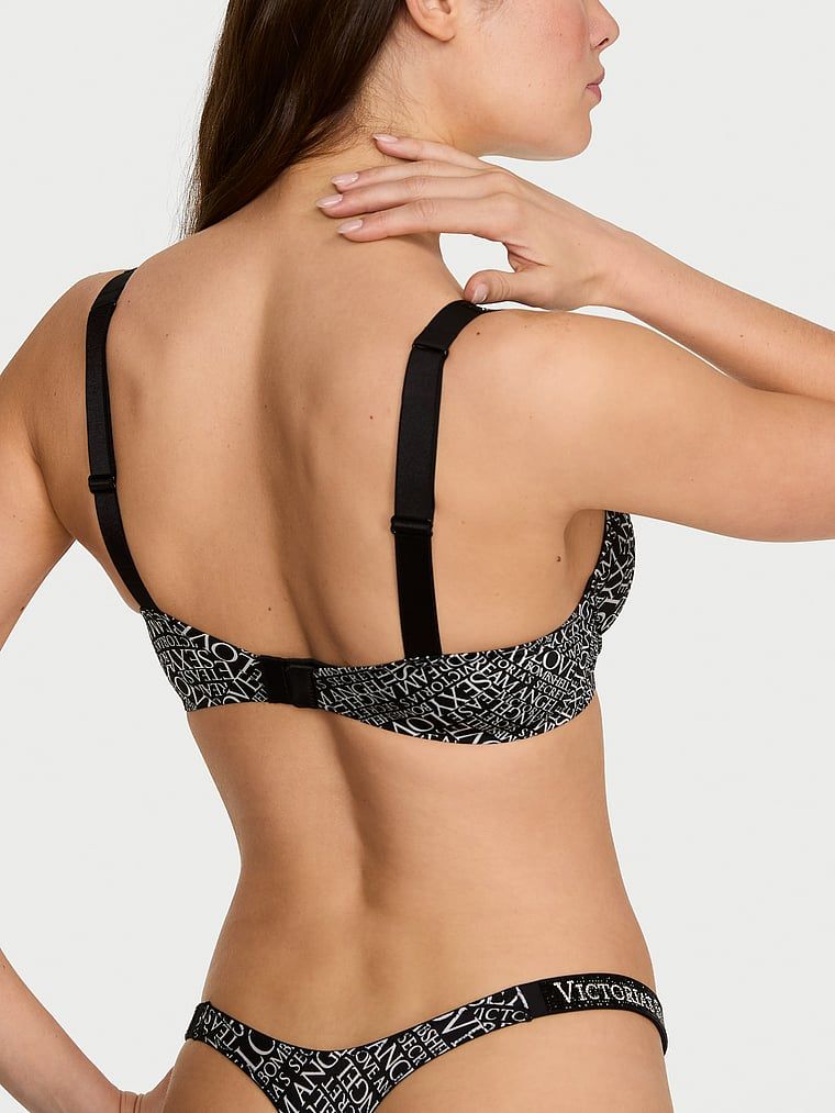 Sutien push-up Shine Strap. Produsul are o culoare cu model și provine din colecția Very Sexy.