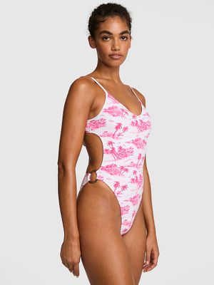 PINK Costum de baie întreg cu spatele gol