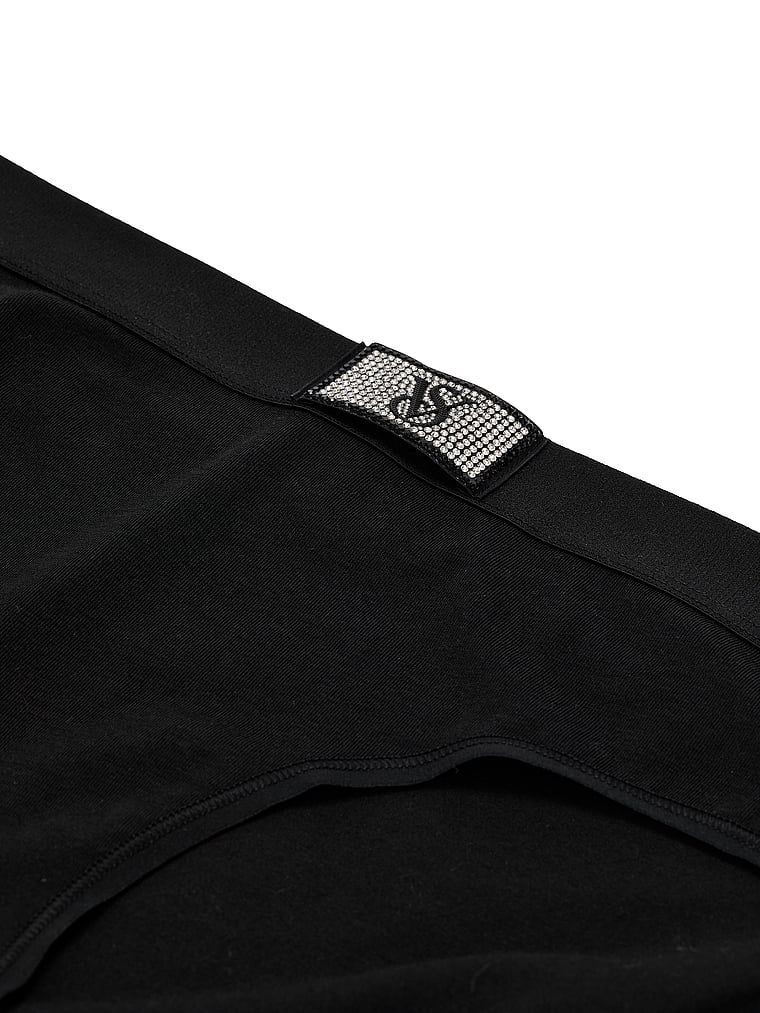 Chiloți din bumbac cu logo-ul Shine Patch Hiphugger. Produsul este negru și provine din colecția Bumbac.