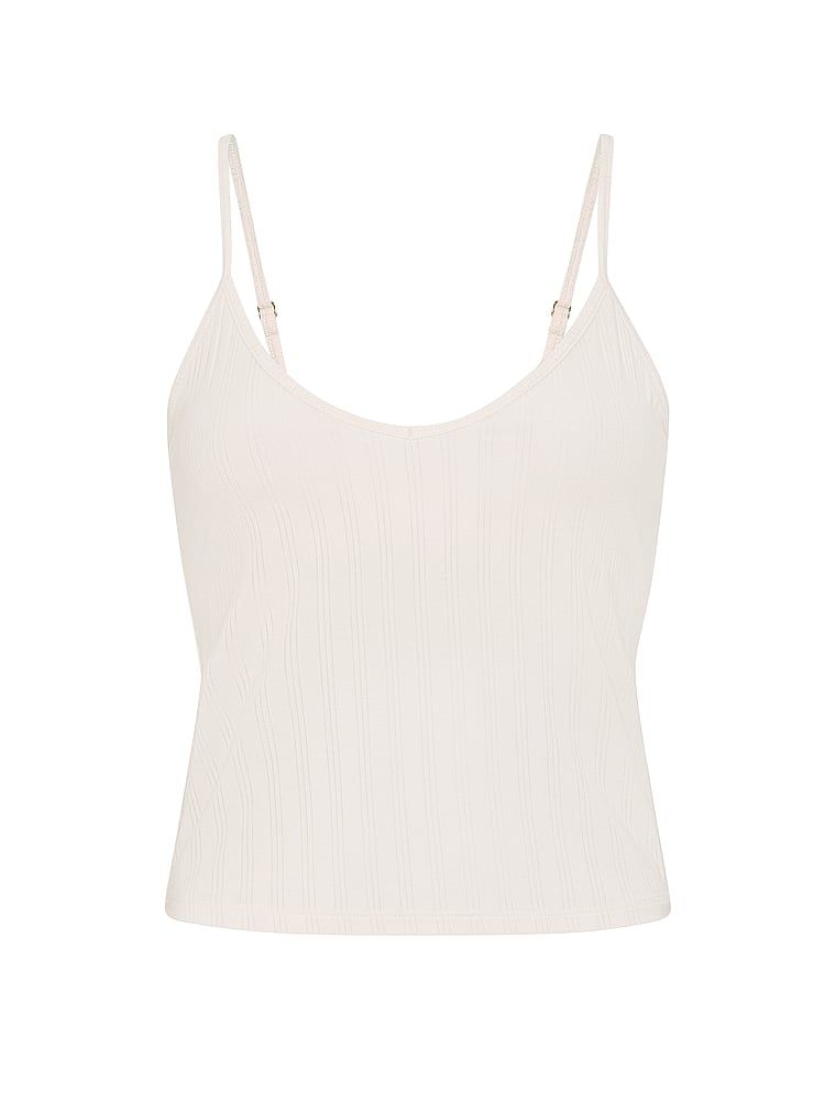 Bluza este făcută din SoSoft Ultra-Fine Sleeping Modal. Produsul este alb și provine din colecția Victoria's Secret.